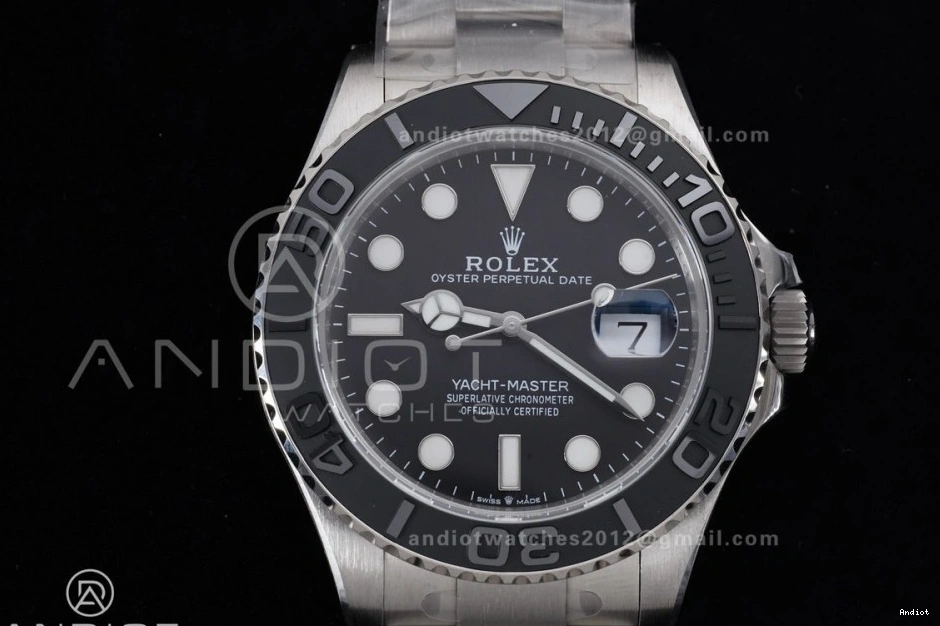 226627 Best Clean Dial SH3235 Yacht-Master 1:1 Edition Titanium Bracelet Black Titanium On 0901